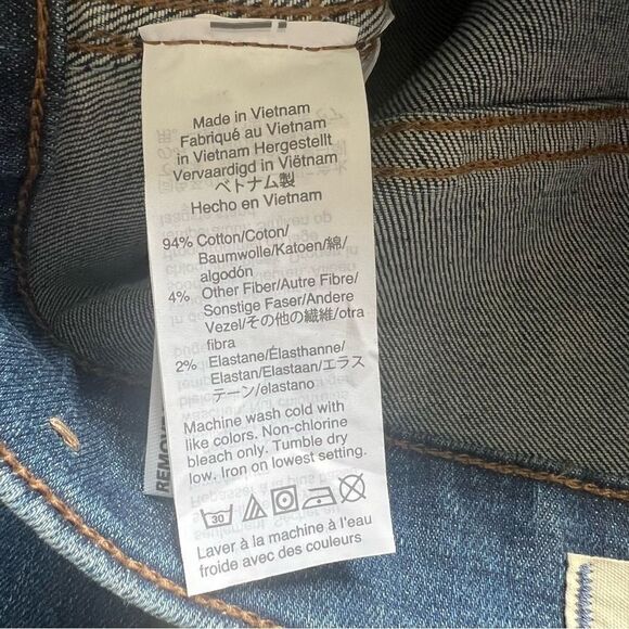 Madewell 10” High-Rise Skinny Jeans Buttonfly Size 26 Raw Hem - Picture 11 of 13
